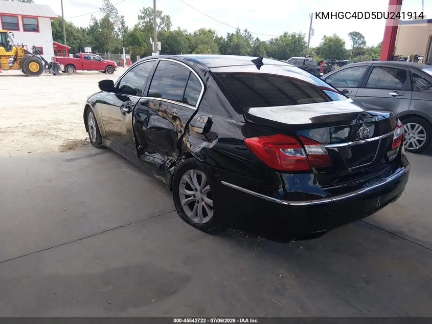 2013 Hyundai Genesis 3.8 VIN: KMHGC4DD5DU241914 Lot: 45542722