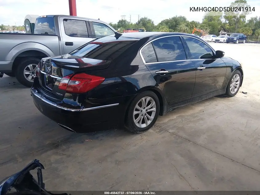 2013 Hyundai Genesis 3.8 VIN: KMHGC4DD5DU241914 Lot: 45542722