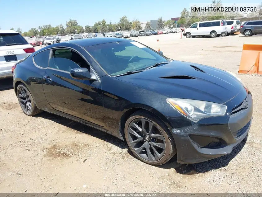 2013 Hyundai Genesis 2.0T VIN: KMHHT6KD2DU108756 Lot: 45553188