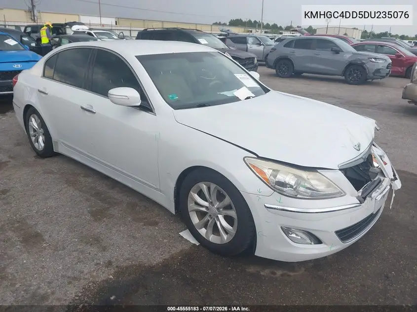 2013 Hyundai Genesis 3.8 VIN: KMHGC4DD5DU235076 Lot: 45555183