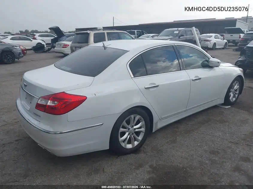 2013 Hyundai Genesis 3.8 VIN: KMHGC4DD5DU235076 Lot: 45555183
