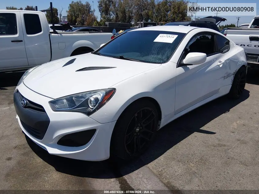 2013 Hyundai Genesis 2.0T VIN: KMHHT6KD0DU080908 Lot: 45574324