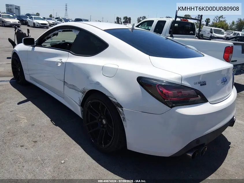 2013 Hyundai Genesis 2.0T VIN: KMHHT6KD0DU080908 Lot: 45574324
