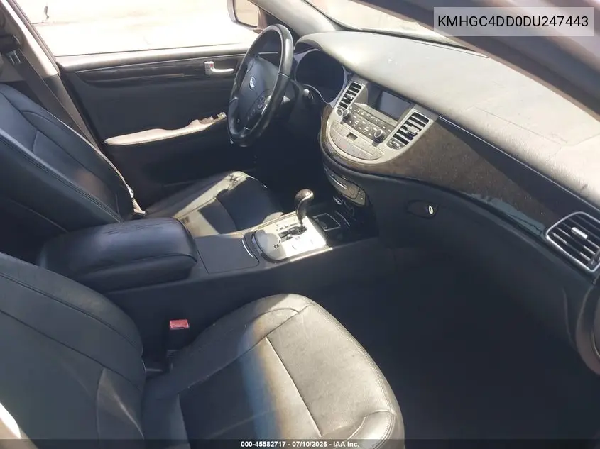 2013 Hyundai Genesis 3.8 VIN: KMHGC4DD0DU247443 Lot: 45582717