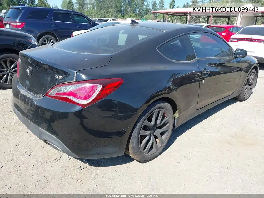 2013 Hyundai Genesis 2.0T Premium VIN: KMHHT6KD0DU099443 Lot: 45631680