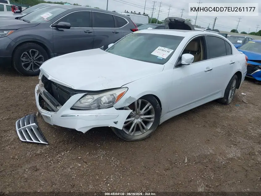2014 Hyundai Genesis 3.8 VIN: KMHGC4DD7EU261177 Lot: 45384130