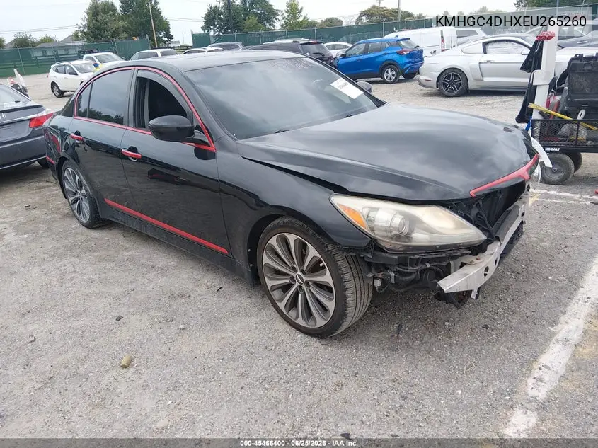 2014 Hyundai Genesis 5.0 R-Spec VIN: KMHGC4DHXEU265260 Lot: 45466400