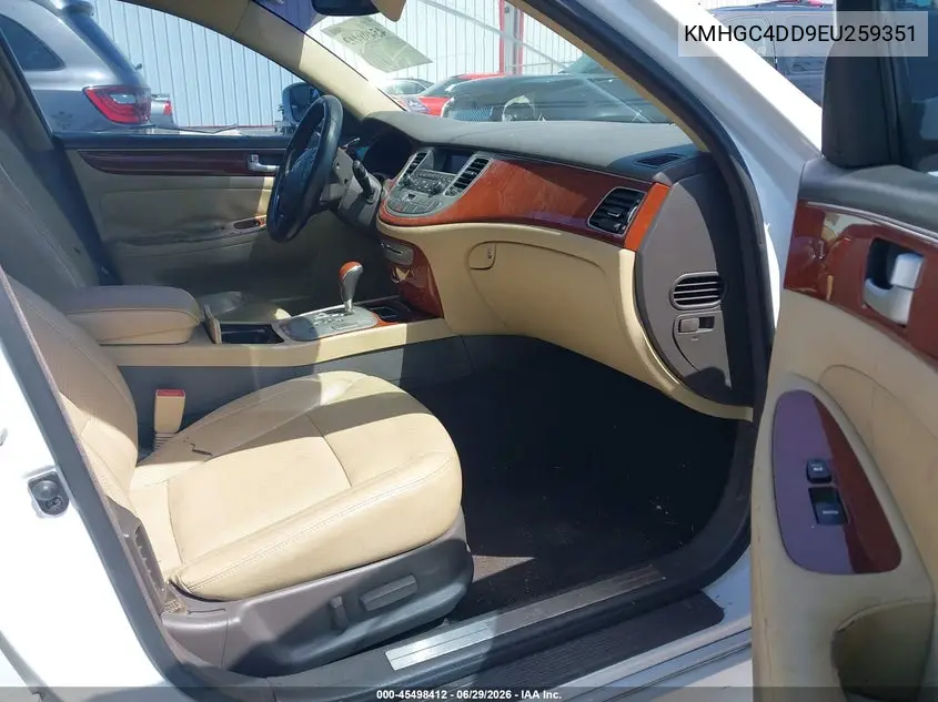 2014 Hyundai Genesis 3.8 VIN: KMHGC4DD9EU259351 Lot: 45498412