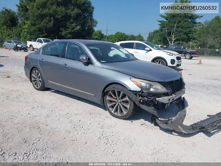 2014 Hyundai Genesis 5.0 R-Spec VIN: KMHGC4DH3EU260532 Lot: 45505426