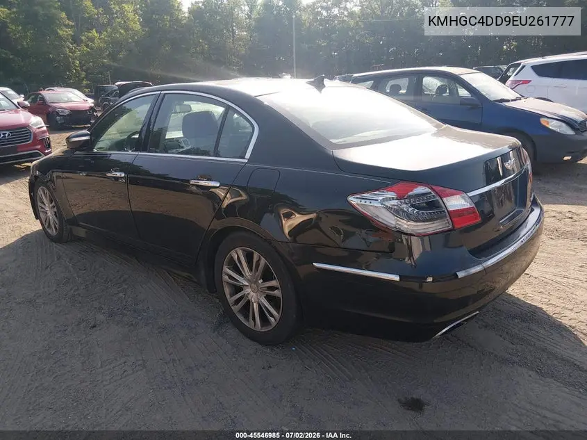 2014 Hyundai Genesis 3.8 VIN: KMHGC4DD9EU261777 Lot: 45546985