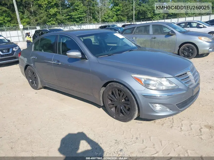 2014 Hyundai Genesis 3.8 VIN: KMHGC4DD1EU260025 Lot: 45577665