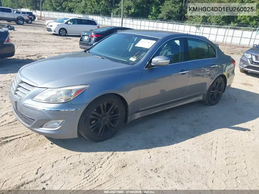 2014 Hyundai Genesis 3.8 VIN: KMHGC4DD1EU260025 Lot: 45577665