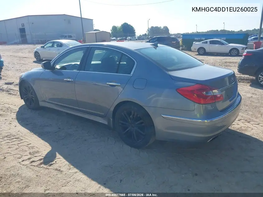 2014 Hyundai Genesis 3.8 VIN: KMHGC4DD1EU260025 Lot: 45577665