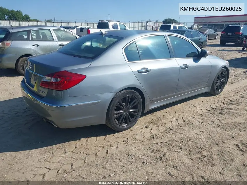 2014 Hyundai Genesis 3.8 VIN: KMHGC4DD1EU260025 Lot: 45577665