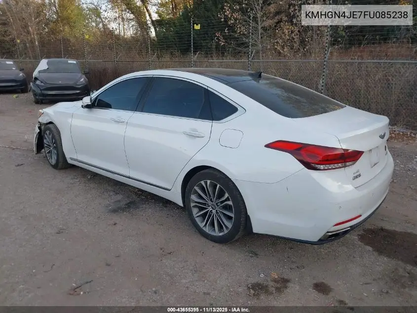 KMHGN4JE7FU085238 2015 Hyundai Genesis 3.8