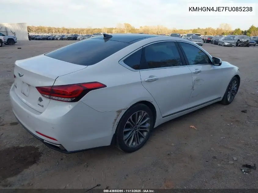 KMHGN4JE7FU085238 2015 Hyundai Genesis 3.8