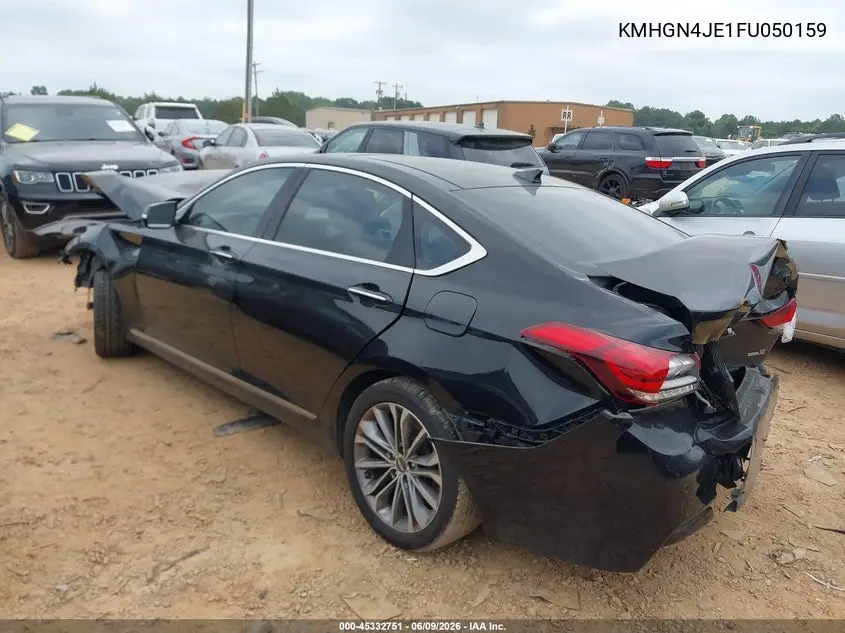 2015 Hyundai Genesis 3.8 VIN: KMHGN4JE1FU050159 Lot: 45332751