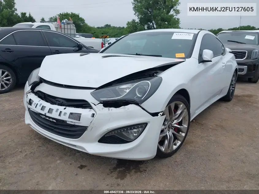 2015 Hyundai Genesis 3.8 Ultimate VIN: KMHHU6KJ2FU127605 Lot: 45427236