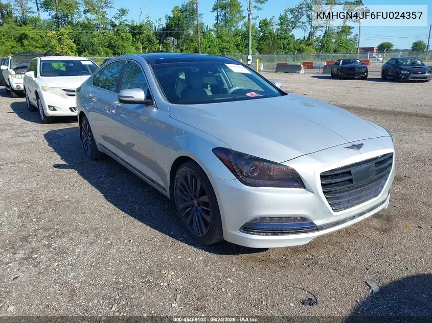 2015 Hyundai Genesis 5.0 VIN: KMHGN4JF6FU024357 Lot: 45459103