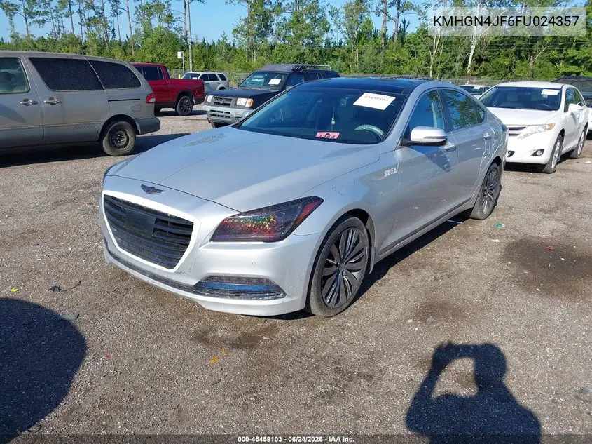 2015 Hyundai Genesis 5.0 VIN: KMHGN4JF6FU024357 Lot: 45459103