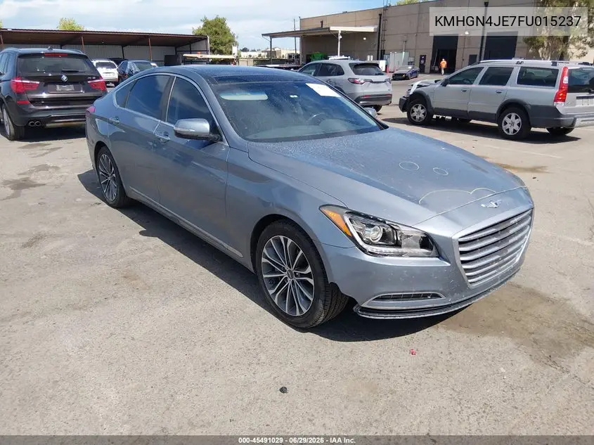 2015 Hyundai Genesis 3.8 VIN: KMHGN4JE7FU015237 Lot: 45491029