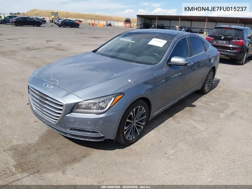2015 Hyundai Genesis 3.8 VIN: KMHGN4JE7FU015237 Lot: 45491029