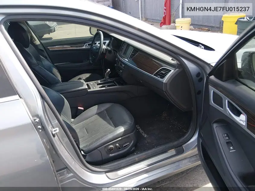 2015 Hyundai Genesis 3.8 VIN: KMHGN4JE7FU015237 Lot: 45491029