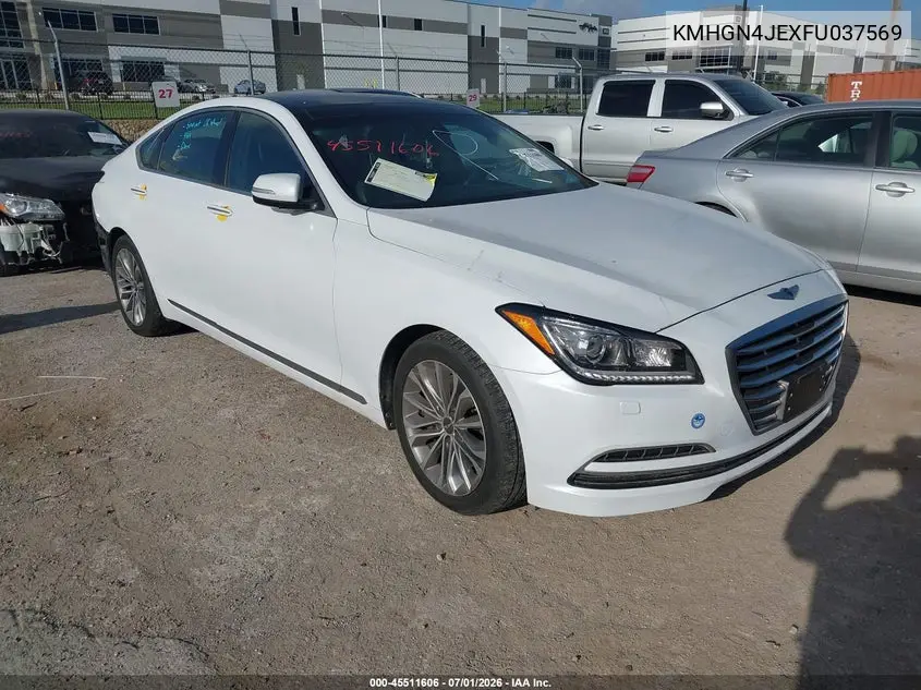 2015 Hyundai Genesis 3.8 VIN: KMHGN4JEXFU037569 Lot: 45511606