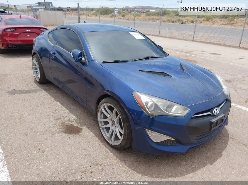 2015 Hyundai Genesis VIN: KMHHU6KJ0FU122757 Lot: 45513507