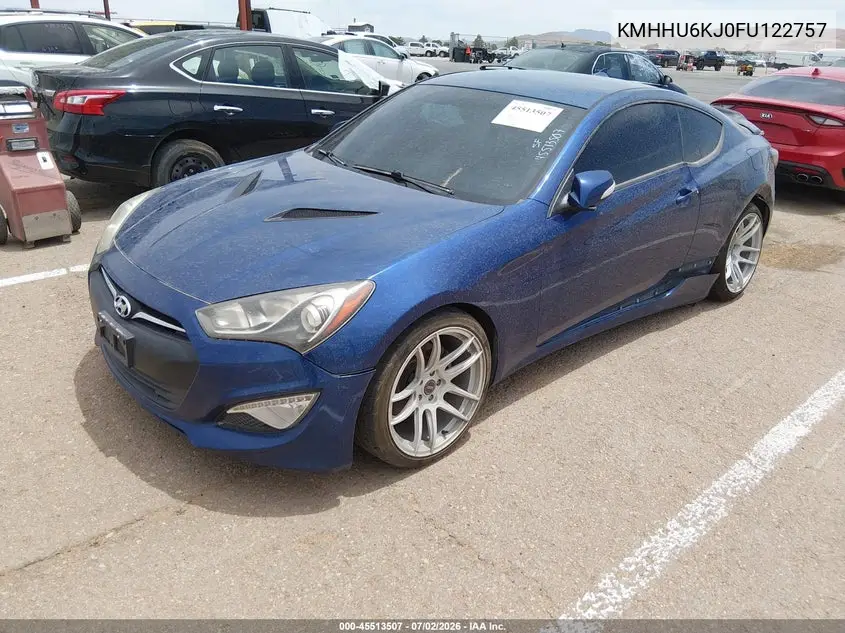 2015 Hyundai Genesis VIN: KMHHU6KJ0FU122757 Lot: 45513507