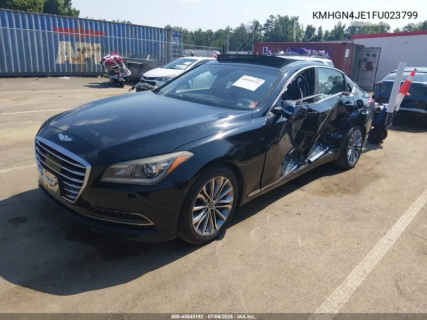 2015 Hyundai Genesis 3.8 VIN: KMHGN4JE1FU023799 Lot: 45545192