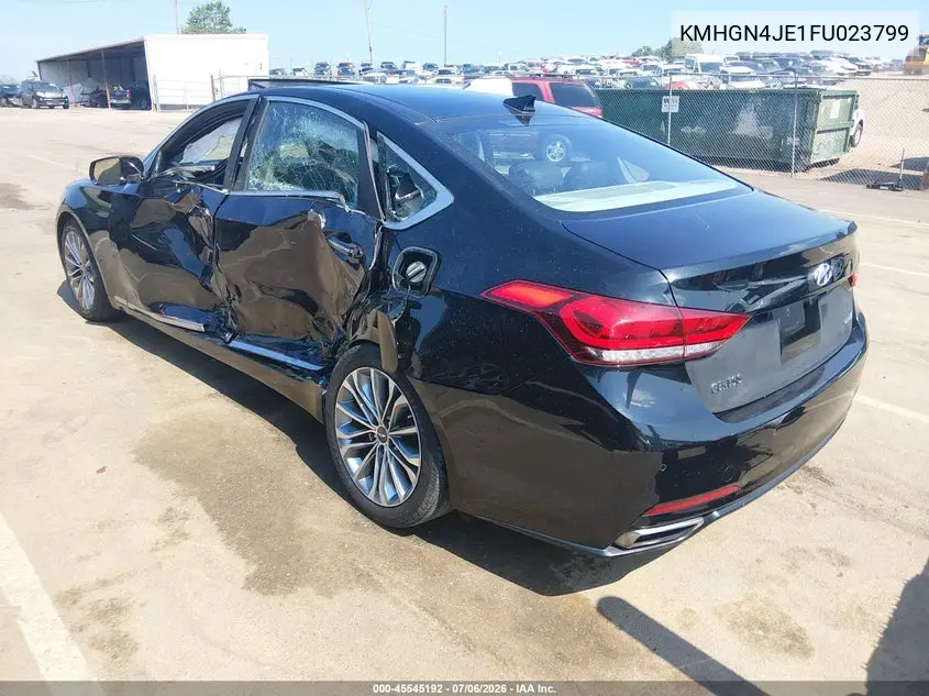 2015 Hyundai Genesis 3.8 VIN: KMHGN4JE1FU023799 Lot: 45545192