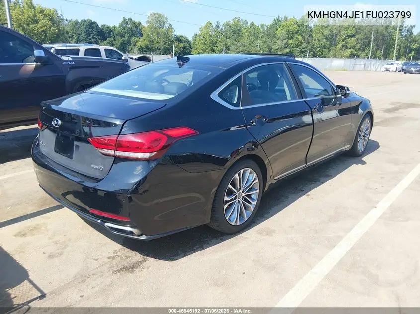2015 Hyundai Genesis 3.8 VIN: KMHGN4JE1FU023799 Lot: 45545192