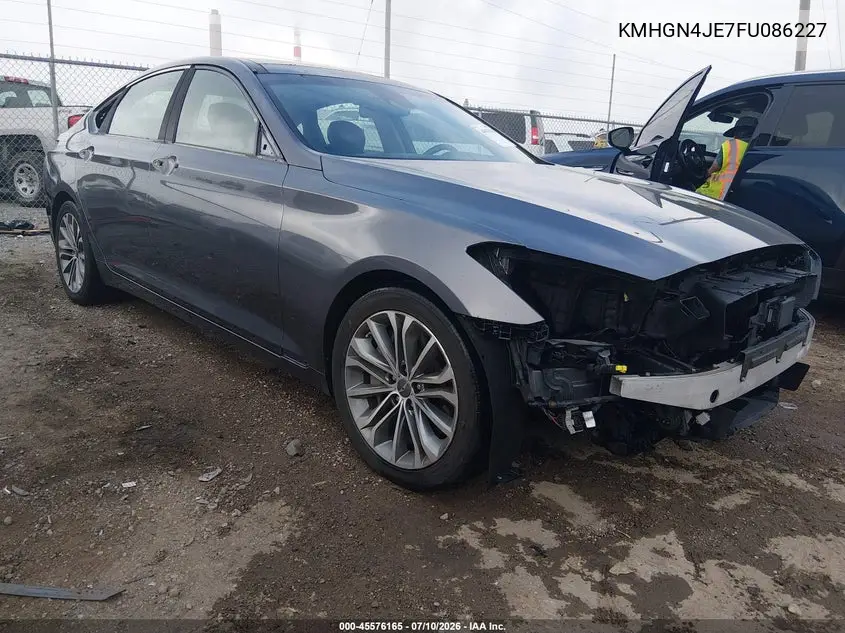 2015 Hyundai Genesis 3.8 VIN: KMHGN4JE7FU086227 Lot: 45576165