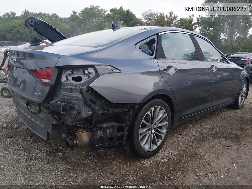 2015 Hyundai Genesis 3.8 VIN: KMHGN4JE7FU086227 Lot: 45576165