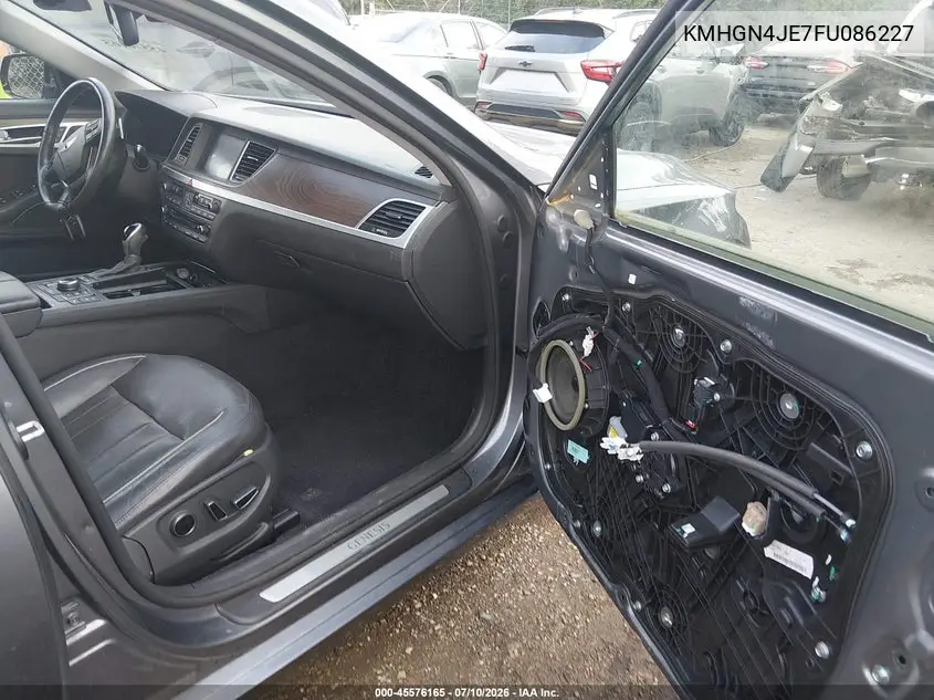 2015 Hyundai Genesis 3.8 VIN: KMHGN4JE7FU086227 Lot: 45576165