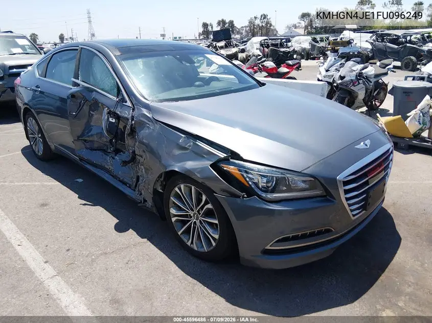 2015 Hyundai Genesis 3.8 VIN: KMHGN4JE1FU096249 Lot: 45596486