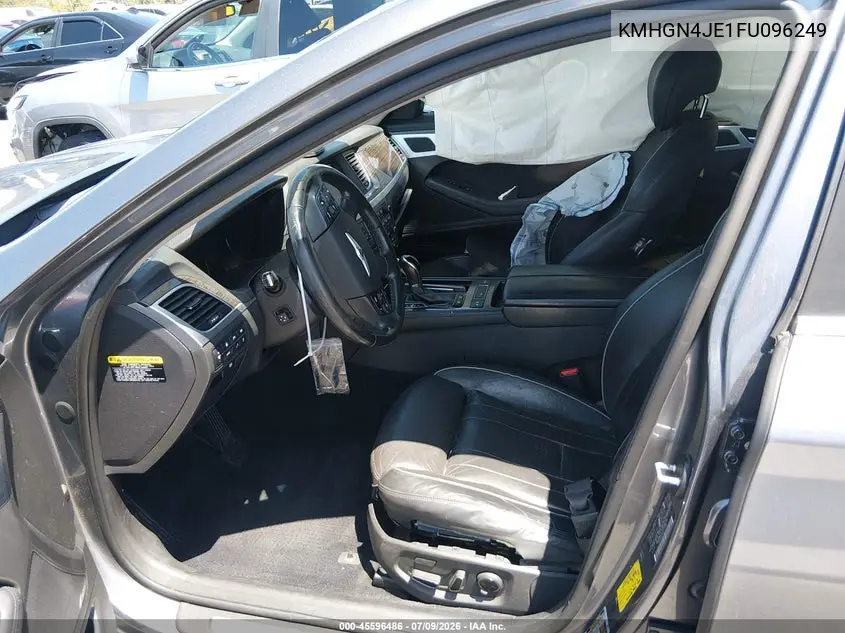 2015 Hyundai Genesis 3.8 VIN: KMHGN4JE1FU096249 Lot: 45596486