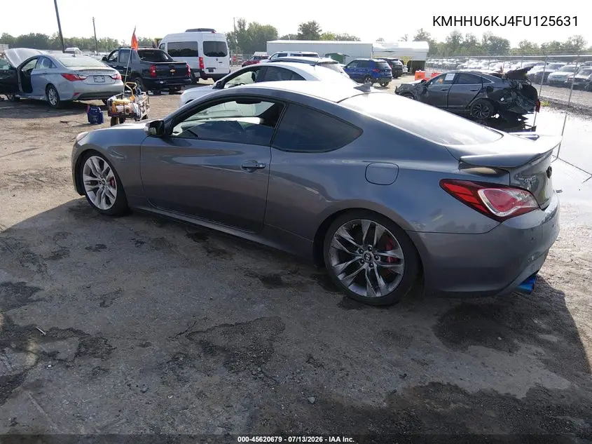 2015 Hyundai Genesis 3.8 Ultimate VIN: KMHHU6KJ4FU125631 Lot: 45620679