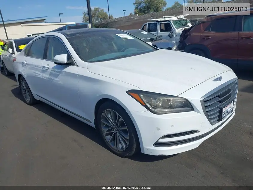 2015 Hyundai Genesis 3.8 VIN: KMHGN4JE1FU025813 Lot: 45651466
