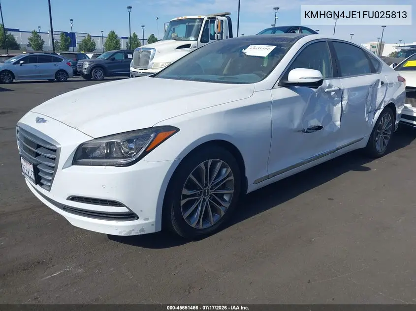 2015 Hyundai Genesis 3.8 VIN: KMHGN4JE1FU025813 Lot: 45651466