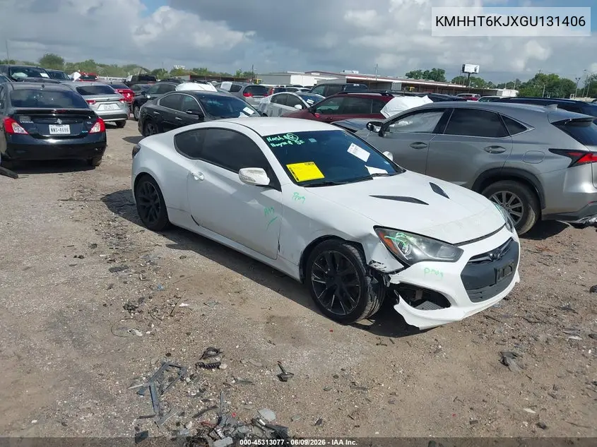 2016 Hyundai Genesis 3.8 Base VIN: KMHHT6KJXGU131406 Lot: 45313077
