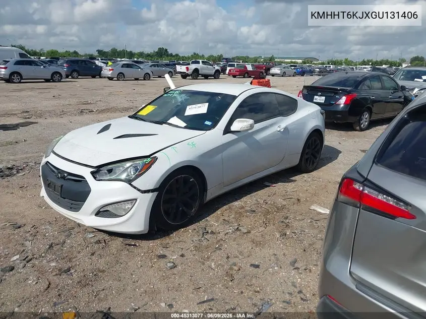 2016 Hyundai Genesis 3.8 Base VIN: KMHHT6KJXGU131406 Lot: 45313077