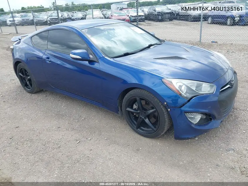 2016 Hyundai Genesis 3.8 Base VIN: KMHHT6KJ4GU135161 Lot: 45351277