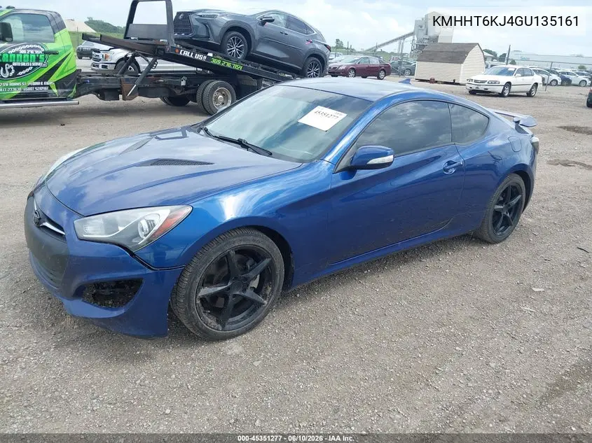 2016 Hyundai Genesis 3.8 Base VIN: KMHHT6KJ4GU135161 Lot: 45351277