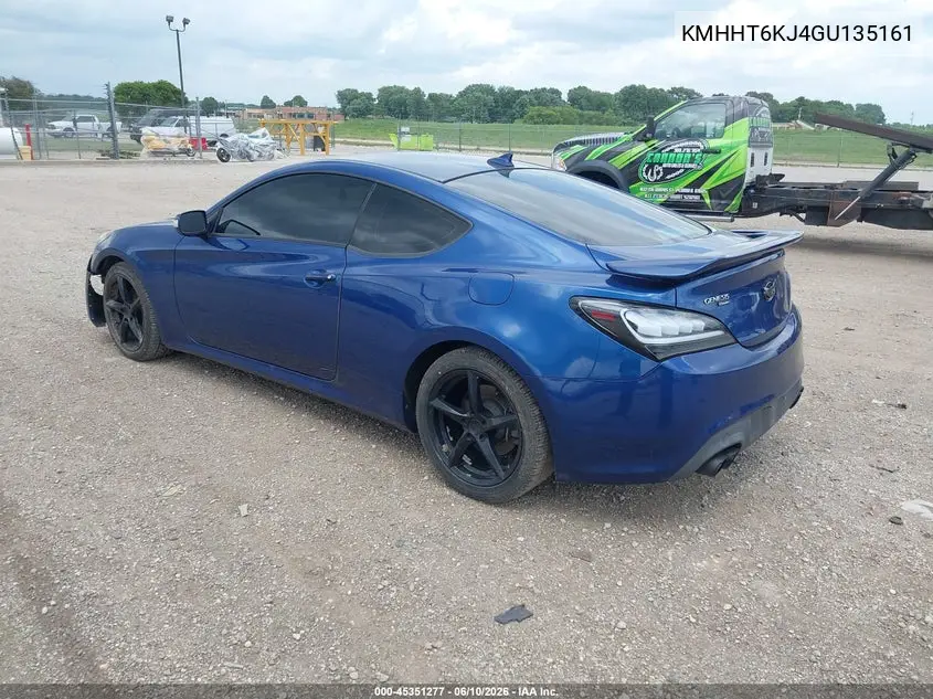 2016 Hyundai Genesis 3.8 Base VIN: KMHHT6KJ4GU135161 Lot: 45351277