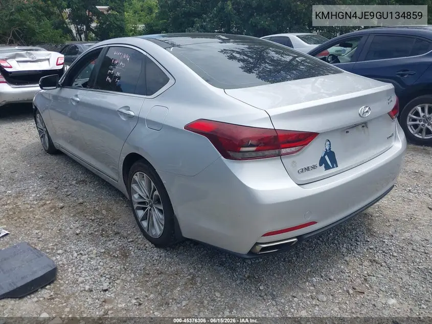 2016 Hyundai Genesis 3.8 VIN: KMHGN4JE9GU134859 Lot: 45376306