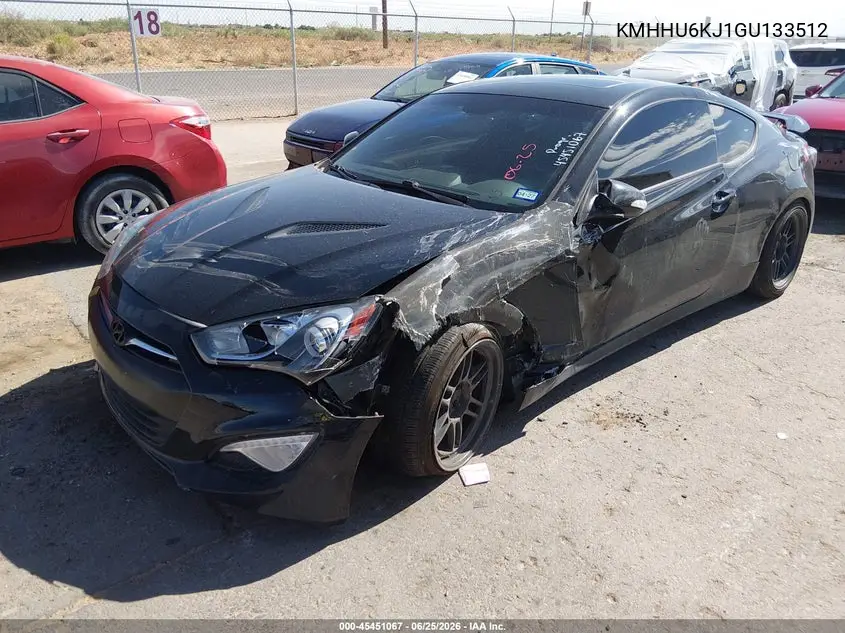 2016 Hyundai Genesis 3.8 Ultimate VIN: KMHHU6KJ1GU133512 Lot: 45451067