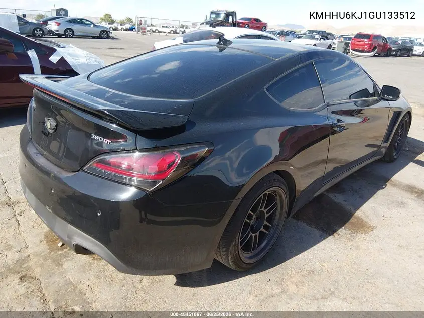 2016 Hyundai Genesis 3.8 Ultimate VIN: KMHHU6KJ1GU133512 Lot: 45451067