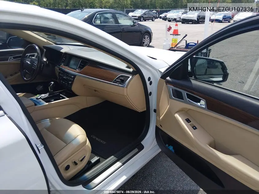 2016 Hyundai Genesis 3.8 VIN: KMHGN4JE7GU107336 Lot: 45475074